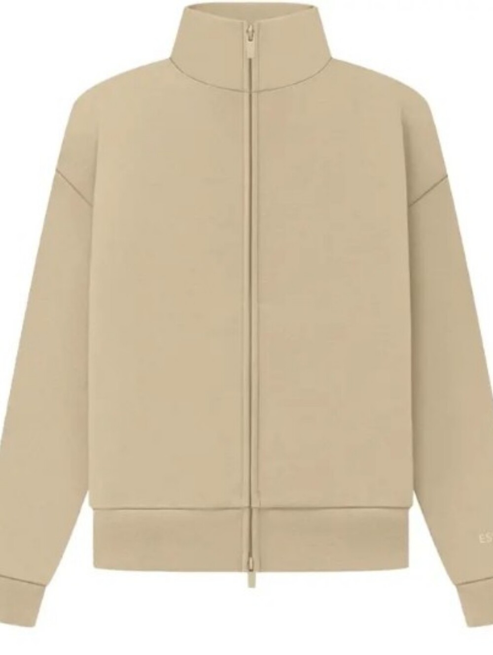 Women's Fear Of God Essentials Sand Full Zip Sweater Size M - Picture 2 of 9